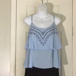 Miami strappy/gauzy top